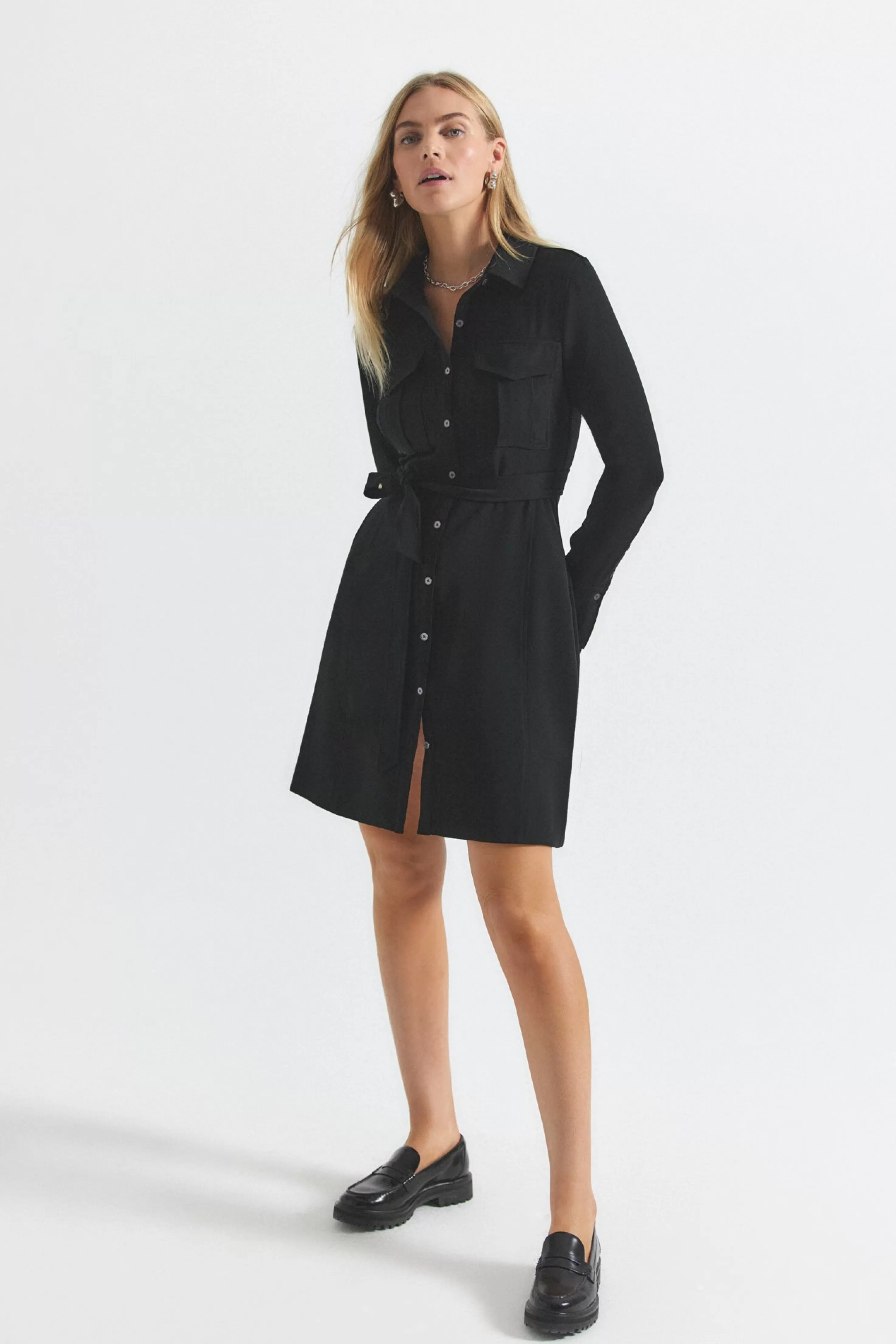 Derek Lam Alexis Dress Black Clearance