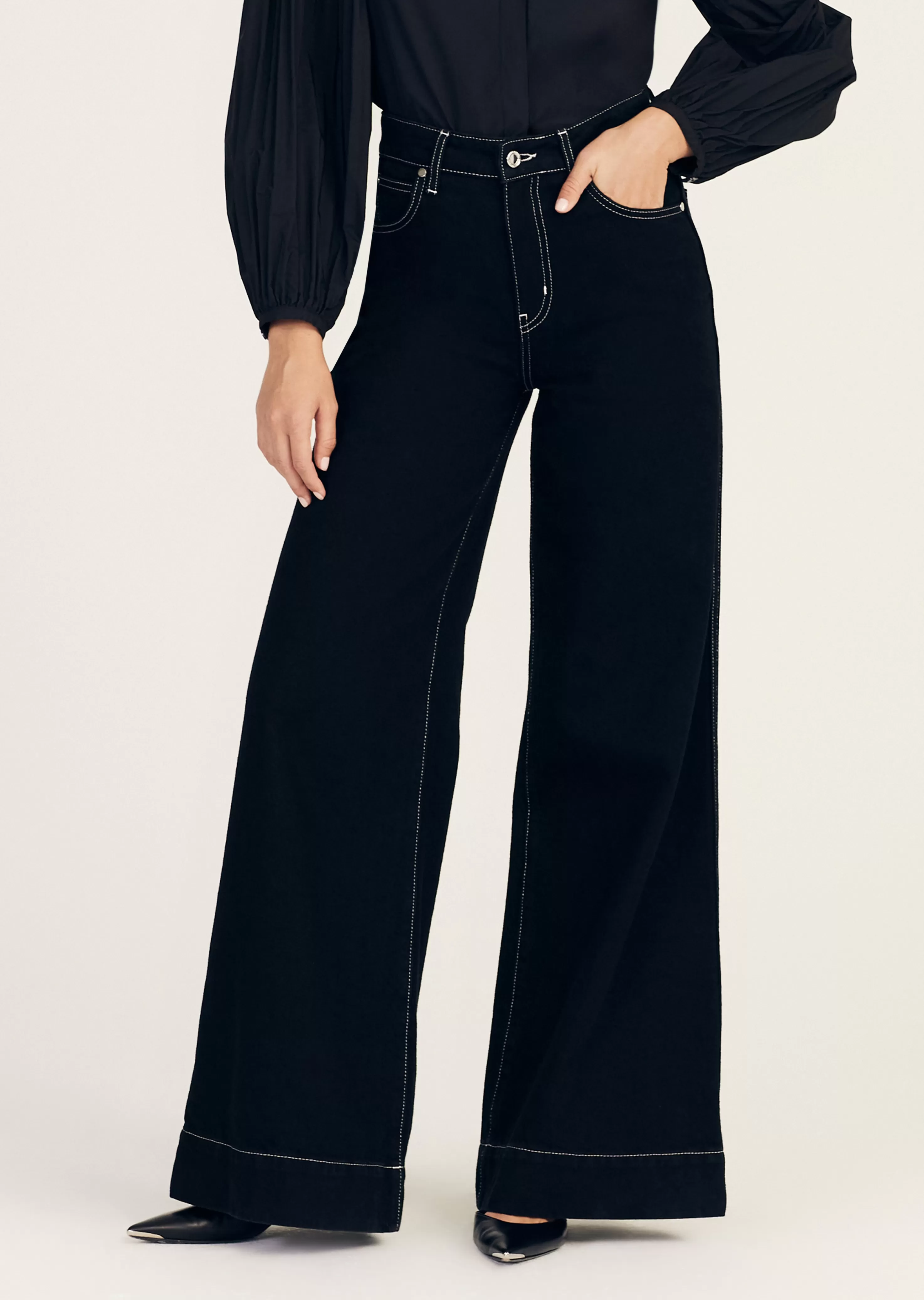 Derek Lam Coralie High Rise Wide Leg Wooster Flash Sale