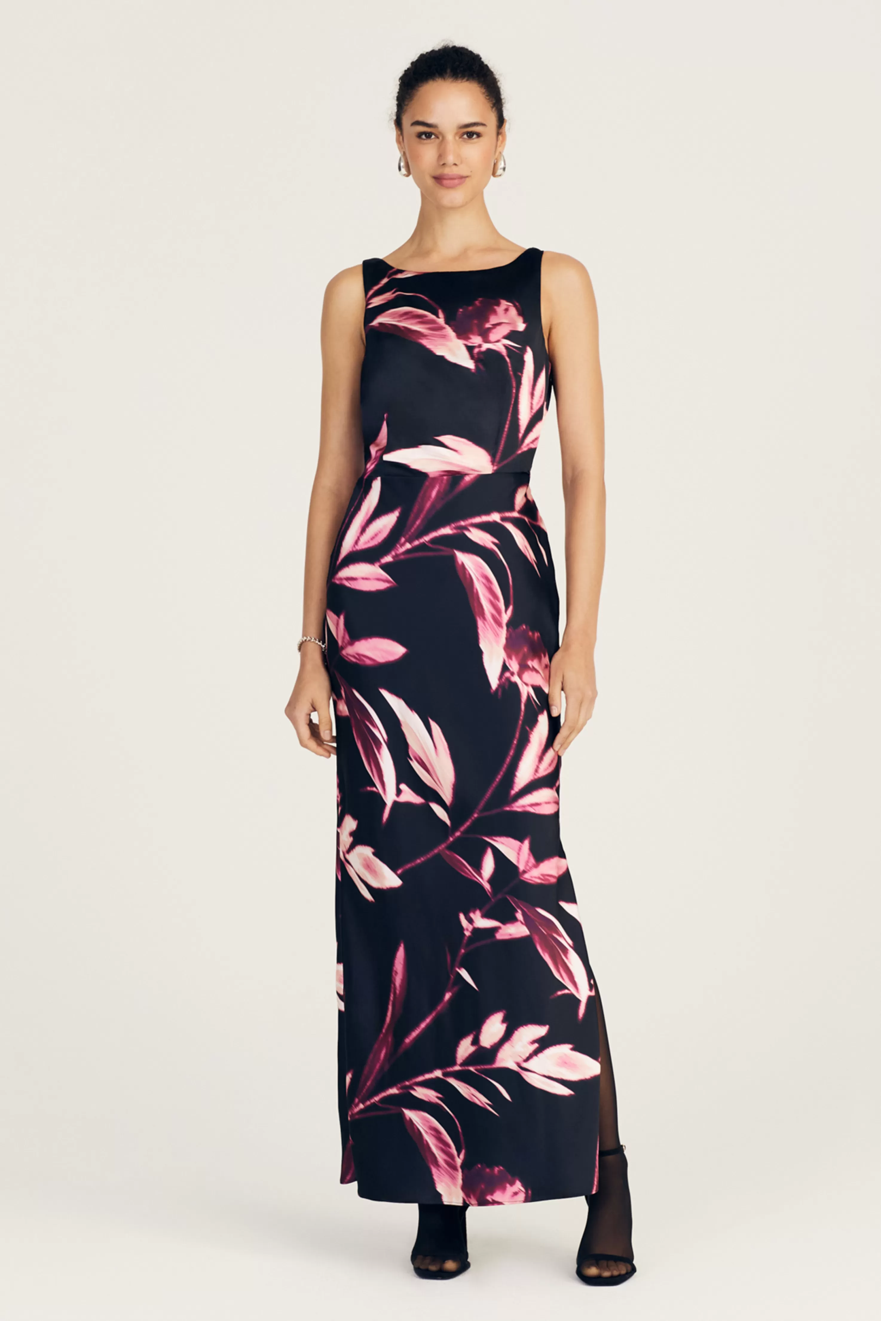 Derek Lam Crescent Maxi Dress Blackmulti Store