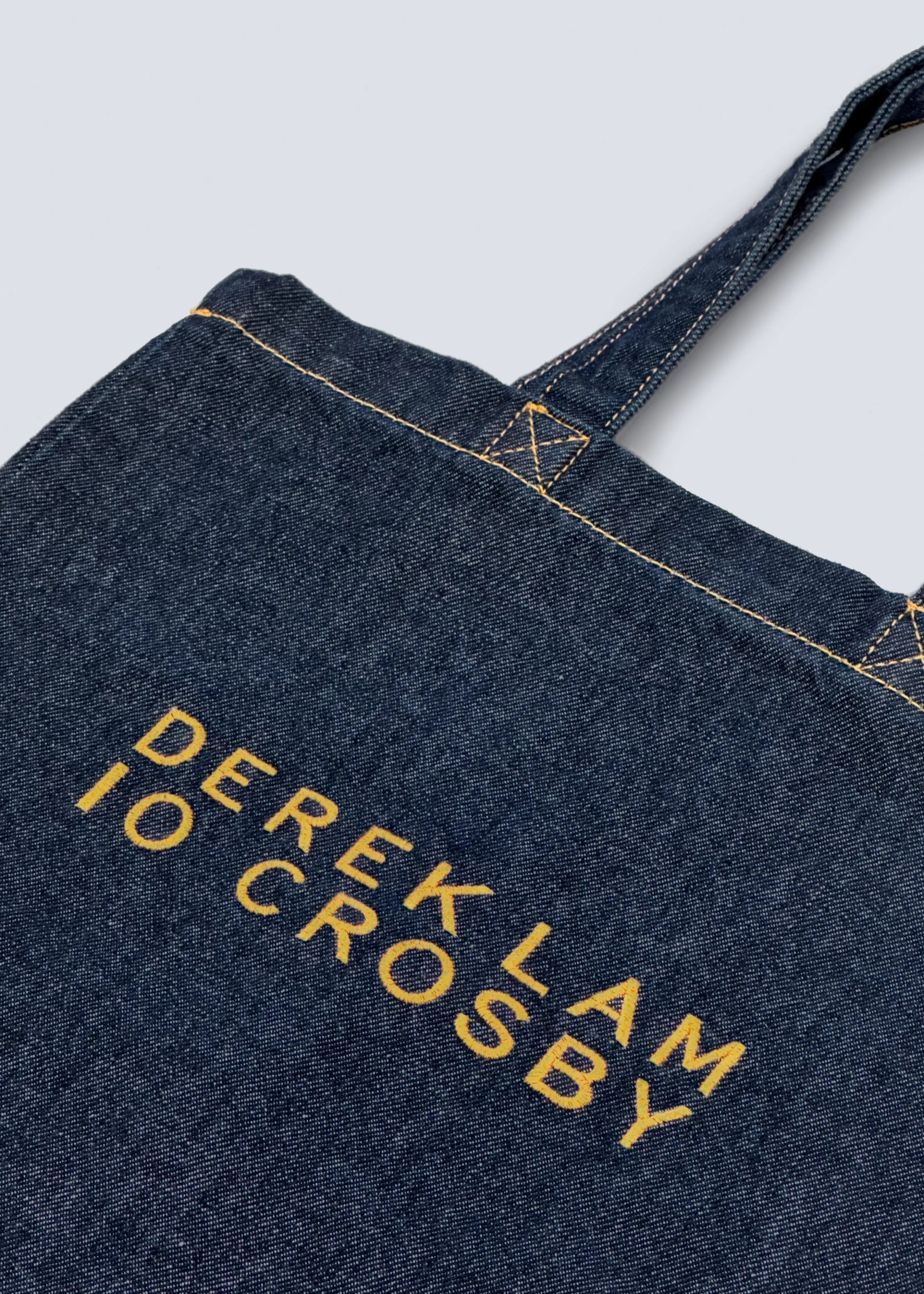 Derek Lam Denim Tote Navy-blue Fashion