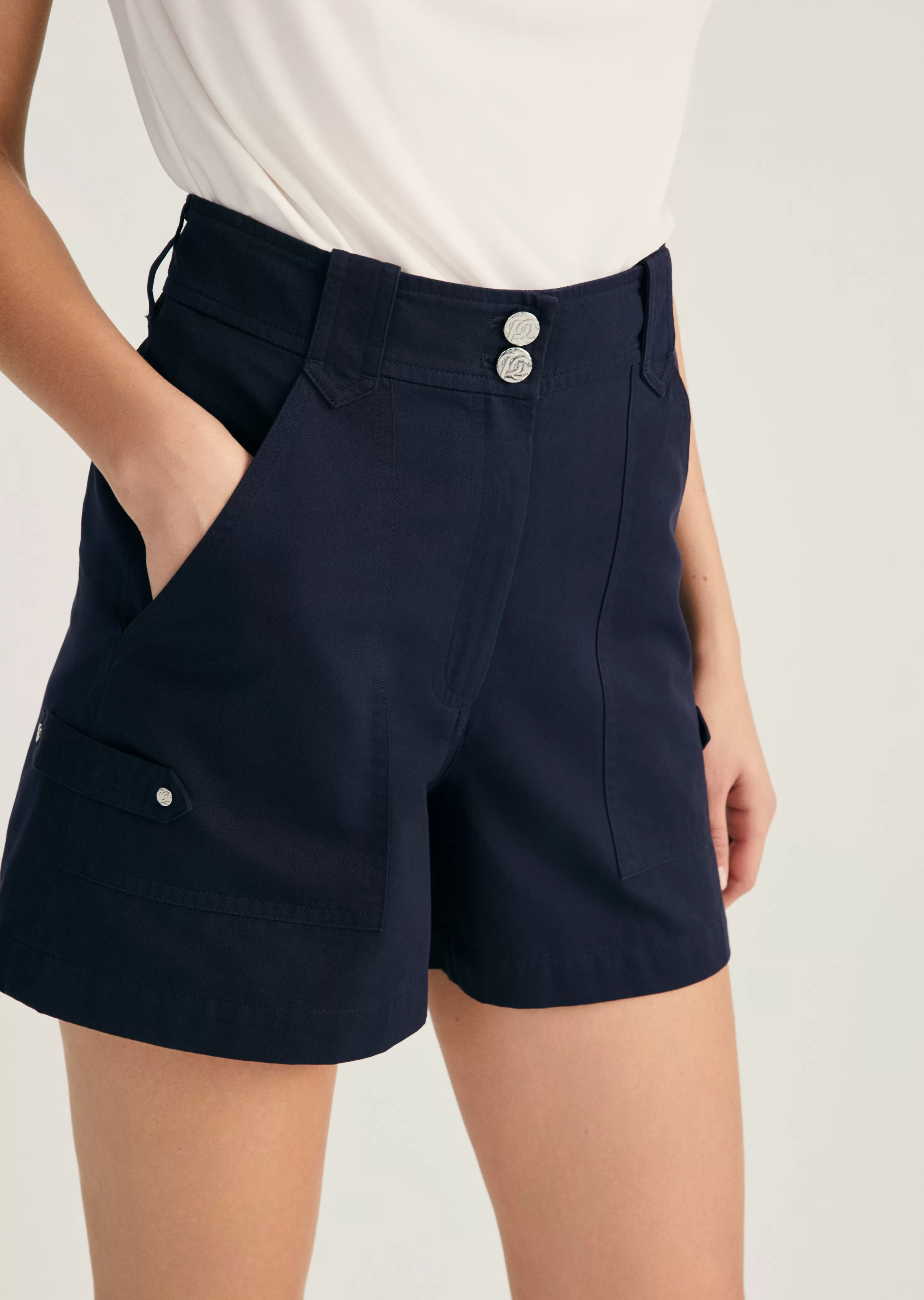 Derek Lam Franci Utility Shorts Nightsky Online