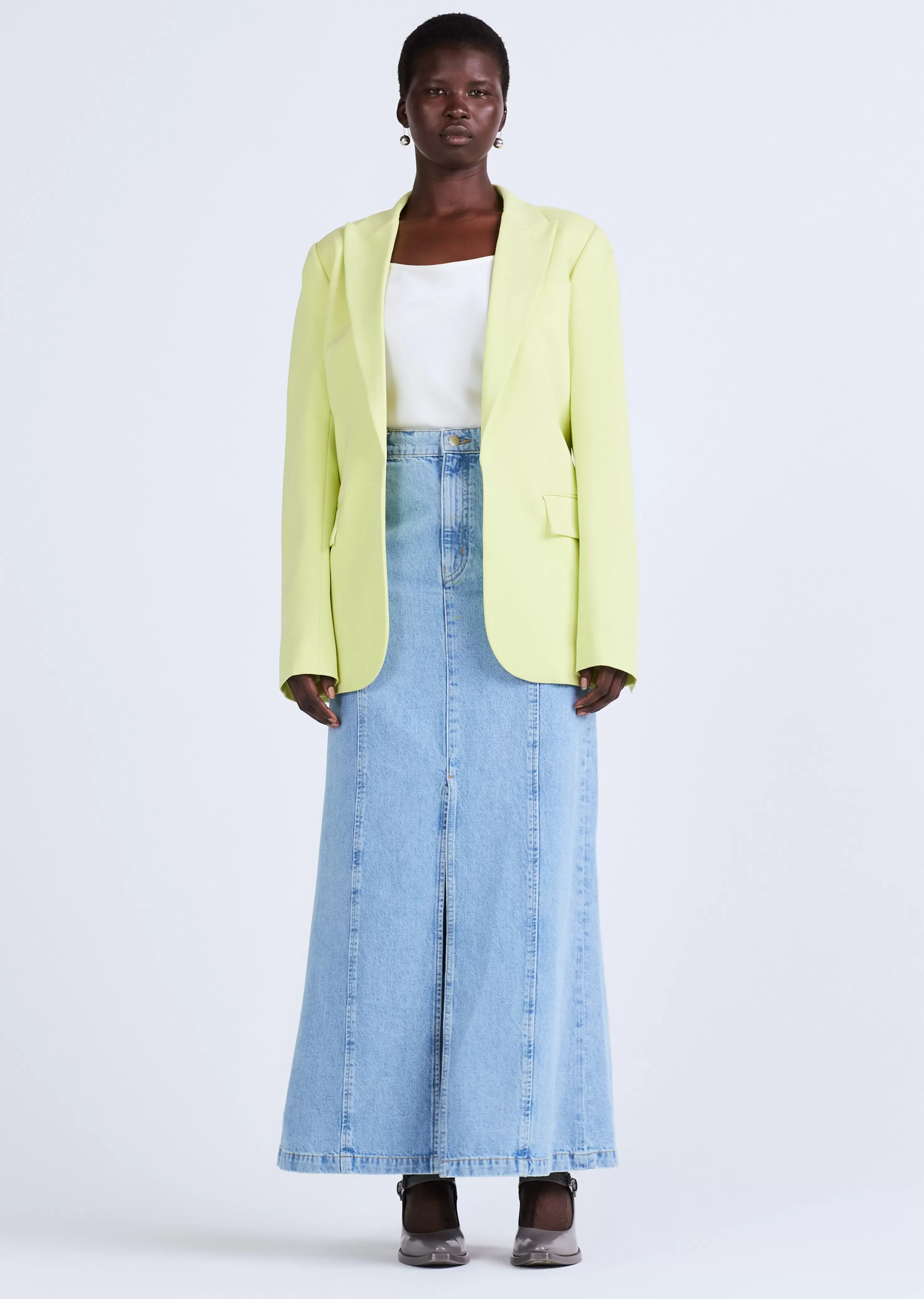 Derek Lam Wilson Relaxed Jacket Celery Online